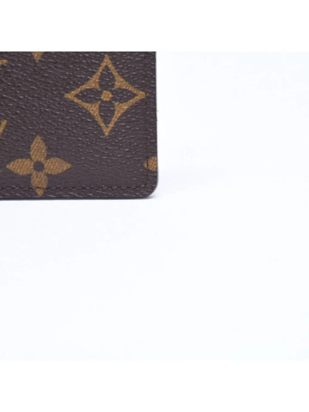 Louis Vuitton Porte Cartes Simple Card Case Monogram Canvas Brown